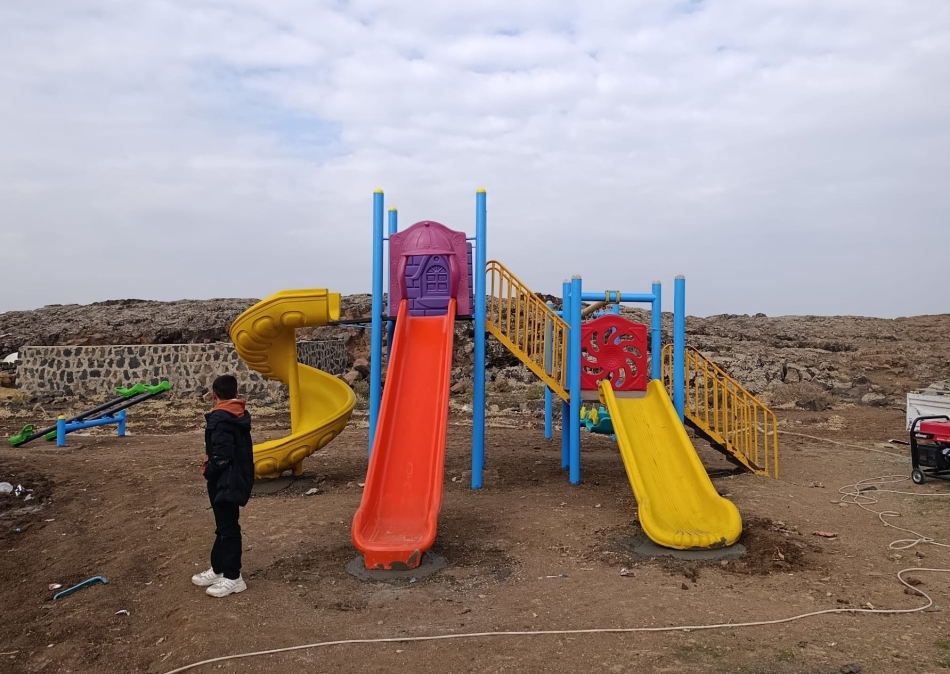 Çocuk Oyun Alanında Onarım Çalışması Tamamlandı